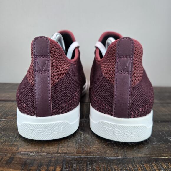 Vessi Weekend 1.5 Mens Size 10 Waterproof Shoes Sneakers Mahogany Red White main image 7